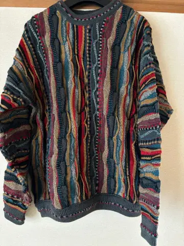 MULCA 3D 니트 COOGI 구제 의류 호주 스웨터