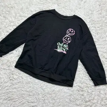 [ c6601 ] SHEIN 쉬인 맨투맨 긴팔 블랙