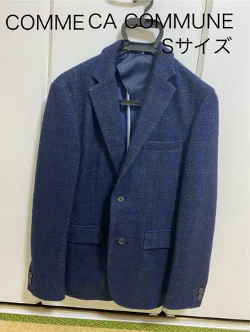 COMME CA COMMUNE 테일러드 자켓 S 사이즈 다크 블루