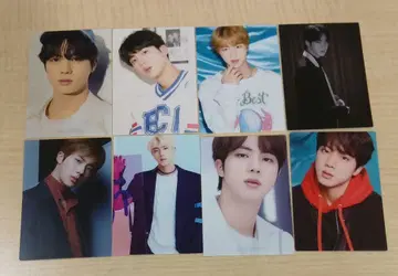 BTS 진 THE BEST 클리어 트레이딩 카드 8장 묶음 판매