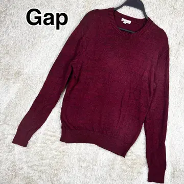 Gap 크루넥 니트 스웨터 보르도 M 사이즈 남성용