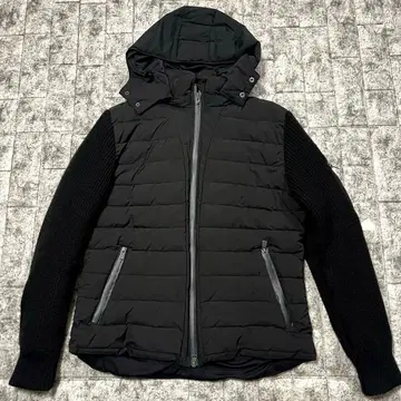 새상품급 Retro 엔진 레트로 엔진 이소재 배색 다운 자켓