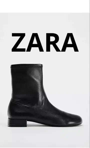 zara 가죽 숏부츠 택 포함 미사용 새상품 37
