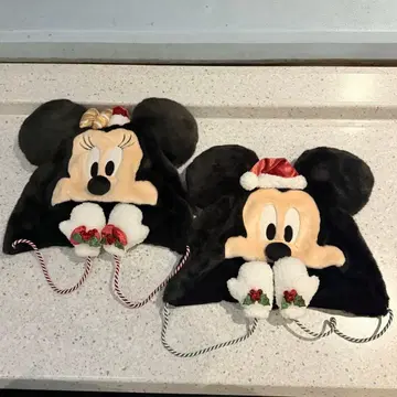 디즈니 크리스마스 팬캡 미키 미니