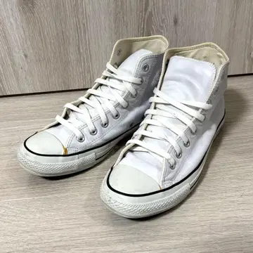 컨버스 가죽 하이컷 화이트 27.0cm