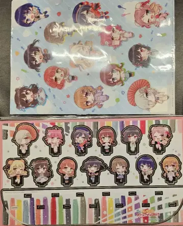 니지가사키 영화 2장 간사이 거리 산책 교토 아크릴 스탠드 클리어 파일