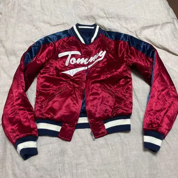 TOMMY GIRL 스카잔 바시티 자켓