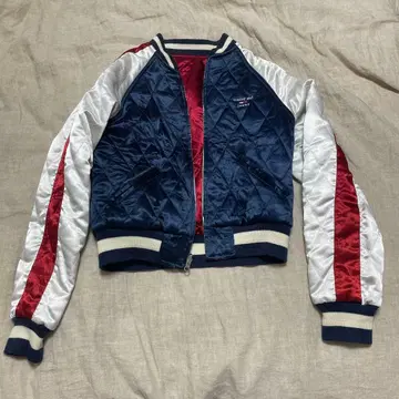 TOMMY GIRL 스카잔 바시티 자켓