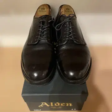 Alden 드레스 슈즈 53517 블랙 9 D