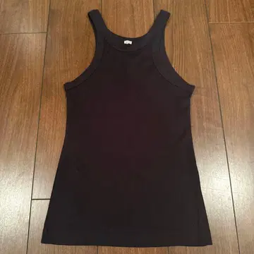 TOTEME Curved Rib Tank XXS 블랙