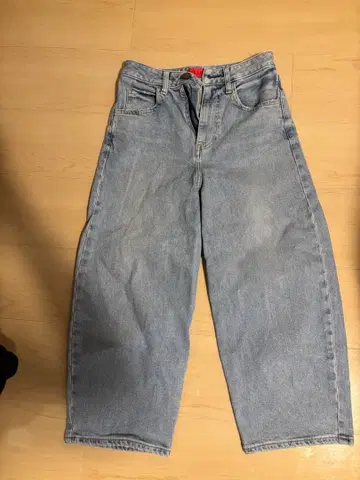 RED CARD BEAMS 와이드 레그 데님 팬츠