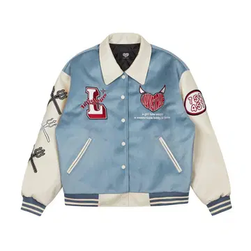 luvistrue 바시티 자켓 CH 데빌 바시티 자켓