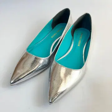 [ 미사용급 ] 로데오 크라운 실버 펌프스