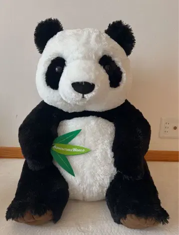 어드벤처월드 팬더 봉제 인형 모자