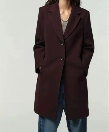 ZARA 숄더 패드 소프트 코트