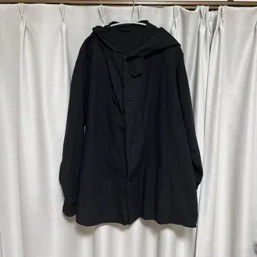 실물 USED 스웨덴 M40 스노우 카모 후드티 블랙 염색 빈티지