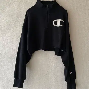 jouetie [Champion 별주] 하프 ZIP 풀오버