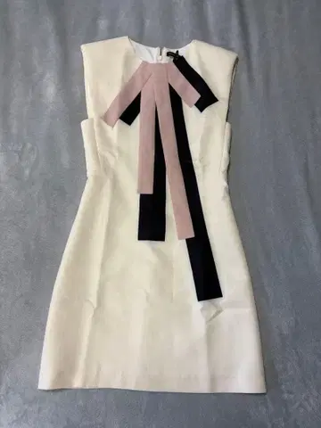 [새상품] SaturdayClub 원피스 리본 화이트 XS