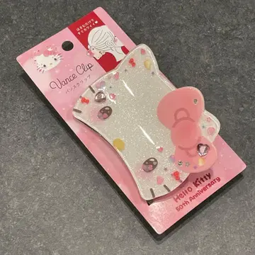 미사용 헬로키티 헤어 클립 키티 산리오