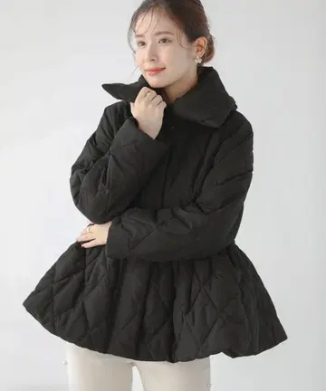 fitmore 페플럼 패딩 자켓