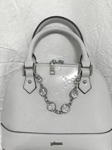 비쥬 장식 pium 모노그램 에나멜 미니 백