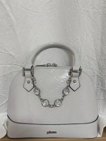 비쥬 장식 pium 모노그램 에나멜 미니 백