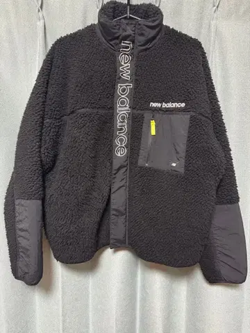 new balance 보아 플리스 자켓 블랙 S