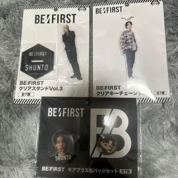BE:FIRST SHUNTO 클리어 스탠드, 키체인, 캔뱃지 3종 세트