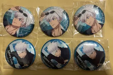 주술회전0 라메키라 캔뱃지 고죠 사토루 2종 합계 6개