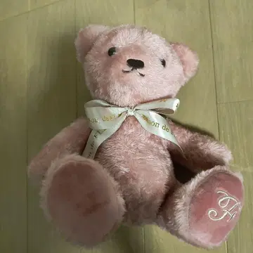 메종 드 플뢰르 로즈 곰돌이 봉제 인형 (미사용에 가까움)