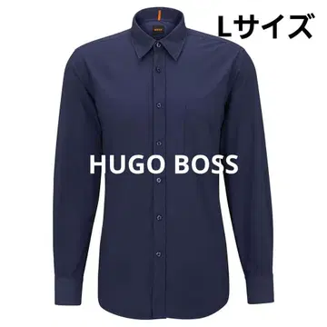 HUGO BOSS 레귤러 핏 셔츠 코튼 포플린