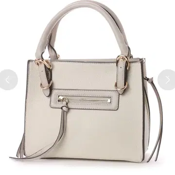 RANDA 사이드 지퍼 미니 토트백 LIGHTGRAY