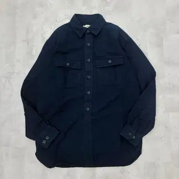 [ L.L.Bean ] 플란넬 더블 포켓 셔츠 네이비 S 사이즈