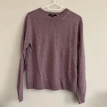 UNIQLO 캐시미어 니트 S 퍼플