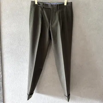 유니버설 랭귀지 이탈리아 원단 1 플리츠 슬랙스 팬츠