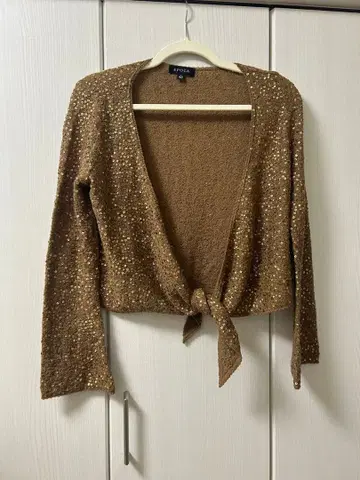 EPoca 에포카 라메 믹스 브라운 가디건 IT 40