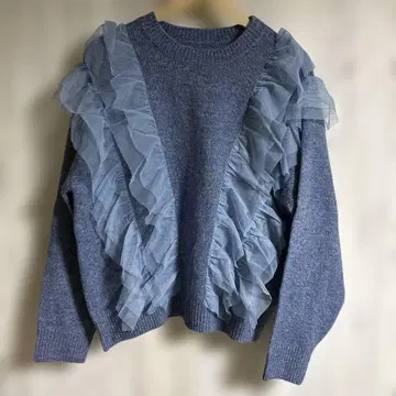 어반 리서치 프릴 그레이 니트 스웨터