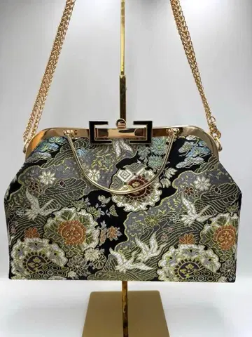 [핸드메이드] 가마구치 백 3way #468