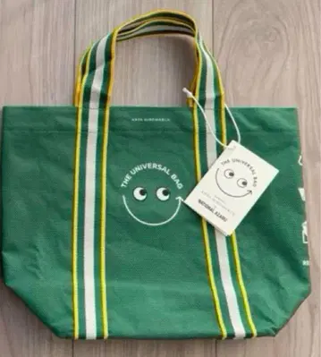 새상품 안야 힌드마치 유니버셜백 미니 내셔널 린넨 에코백