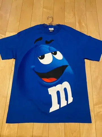 M&M's 블루 캐릭터 티셔츠 L