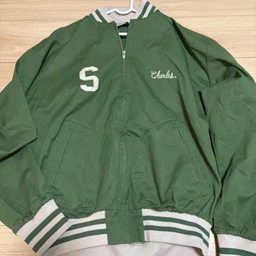 Backers 바시티 자켓풍 자켓 L 사이즈 그린