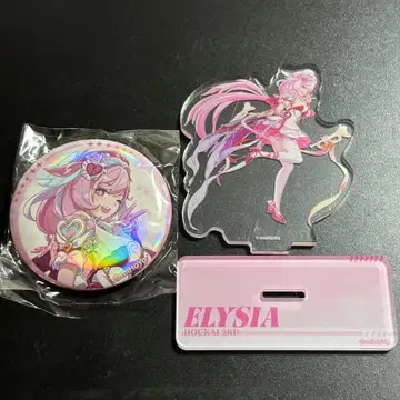 붕괴 3rd 아키하바라 아크릴 스탠드 캔뱃지 엘리시아