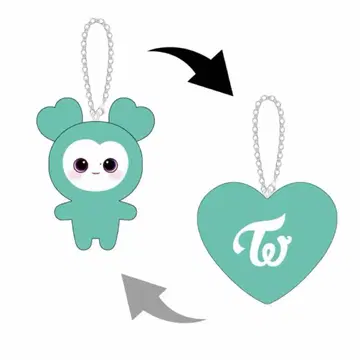 TWICE BABY LOVELY'S 리버서블 백참 미브리