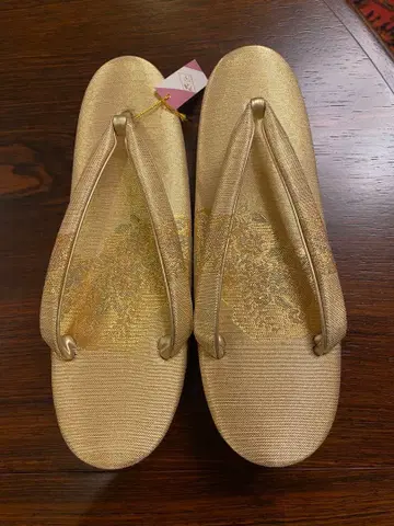 꽃 기온 골드 조리 23.5cm