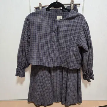 SM2 면린넨 깅엄 체크 셋업