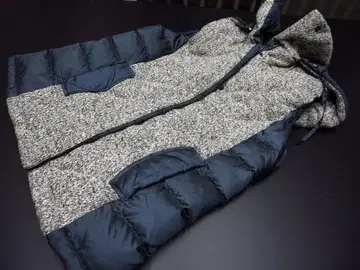 TRANS WORK(트랜스워크) 다운 베스트 탈착식 후드 부착