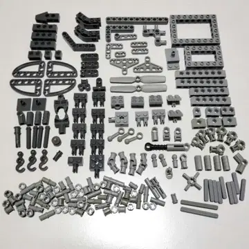 레고 테크닉 그레이 계열 부품 컬렉션