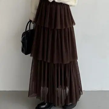 callautia 튤 캉캉 스커트