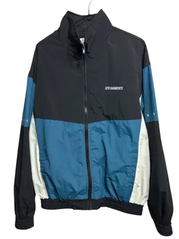 QT8 GARMENTS RG OLD 나일론 자켓 딥 블루 M