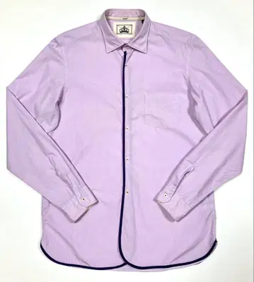 새상품급 [ COAST ] 파이핑 디자인 긴팔 코튼 셔츠 불가리아제 XL